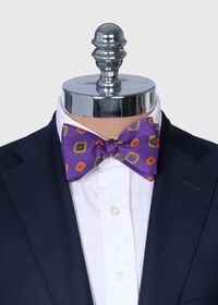 Paul Stuart Printed Silk Tossed Square Bow Tie, thumbnail 2