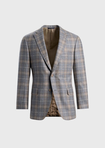 Paul Stuart Wool & Cashmere Plaid Jacket