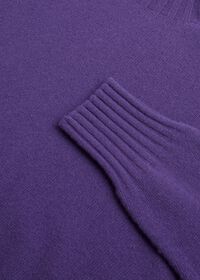 Paul Stuart Bright Purple Wool Blend Turtleneck, thumbnail 2