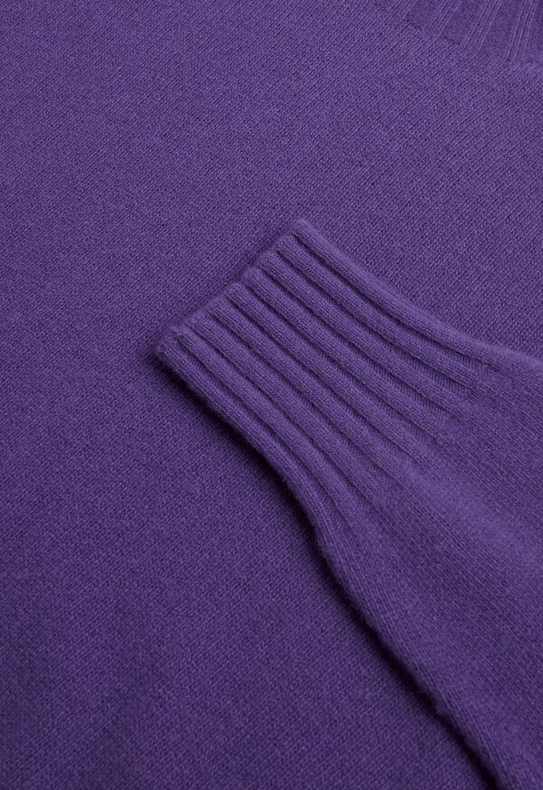 Paul Stuart Bright Purple Wool Blend Turtleneck, image 2