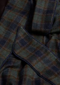Paul Stuart Wool Blend Plaid Robe, thumbnail 2