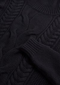 Paul Stuart Cashmere Cable Turtleneck Sweater, thumbnail 3