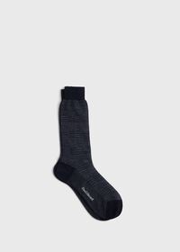 Paul Stuart Wool Glen Plaid Sock, thumbnail 1