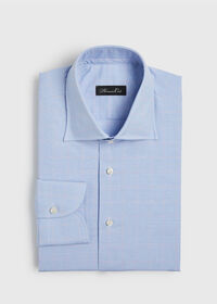 Paul Stuart Light Blue Plaid and Pink Deco Dress Shirt, thumbnail 1