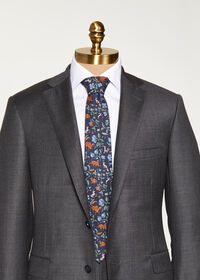 Paul Stuart Birds and Deer Motif Tie, thumbnail 2
