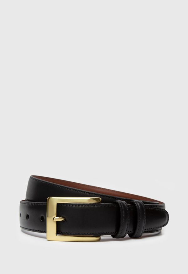 Paul Stuart Kipskin Leather Dress Belt, image 1