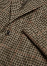 Paul Stuart Olive and Sage Houndstooth Sport Jacket, thumbnail 2