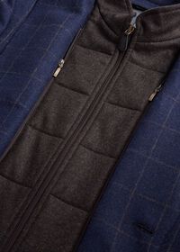 Paul Stuart Wool Windowpane Hybrid Sport Jacket with Gilet, thumbnail 5