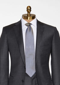 Paul Stuart Two Color Micro Weave Silk Tie, thumbnail 2
