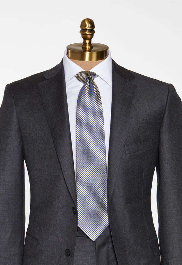 Paul Stuart Two Color Micro Weave Silk Tie, image 2