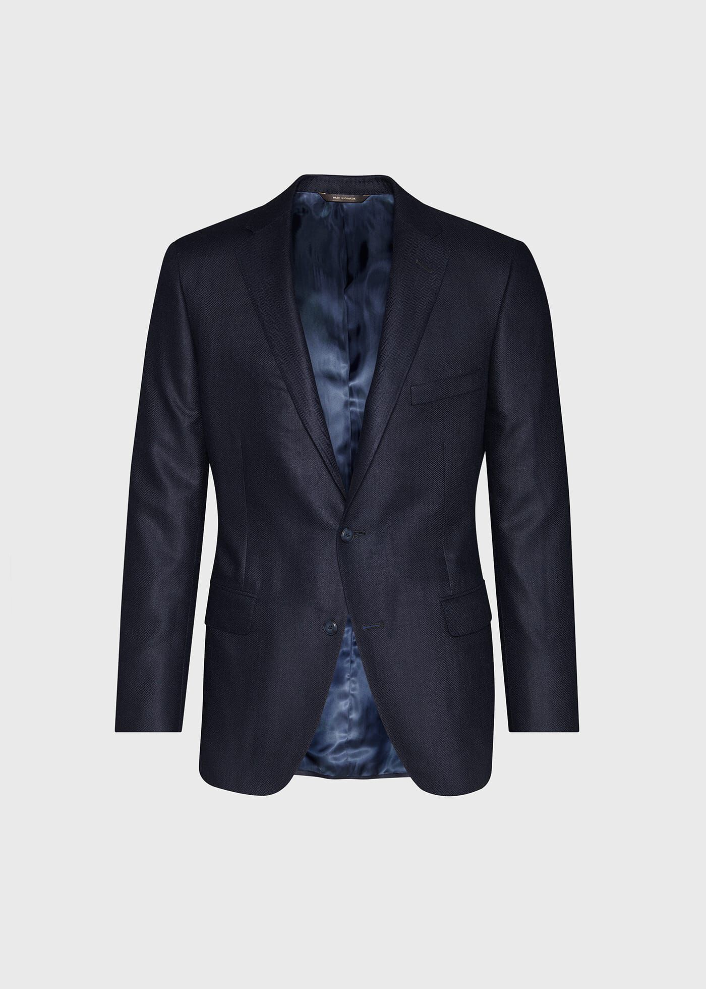 Men s Navy Silk Sport Coat Paul Stuart