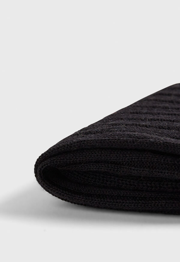Paul Stuart Classic Merino Wool Ribbed Sock, image 2