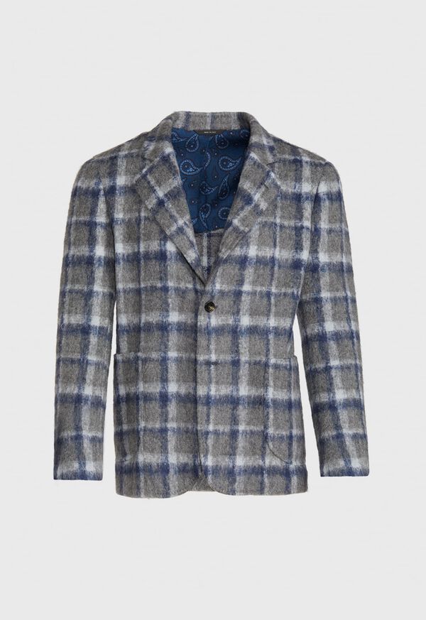 Paul Stuart Grey Plaid Blazer, image 1