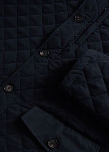 Paul Stuart Cashmere Belsetta Quilted Coat