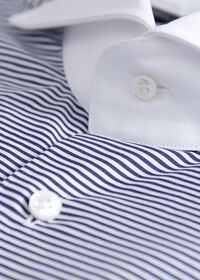 Paul Stuart Micro Horizontal Stripe Dress Shirt, thumbnail 3
