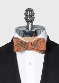 Paul Stuart Tweed Plaid Bow Tie, thumbnail 2