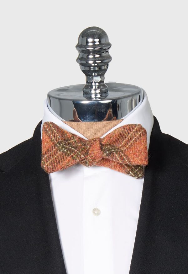 Paul Stuart Tweed Plaid Bow Tie, image 2