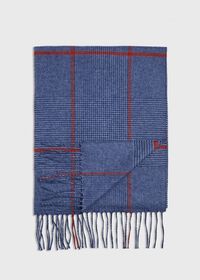 Paul Stuart Cashmere Glen Plaid Scarf, thumbnail 1