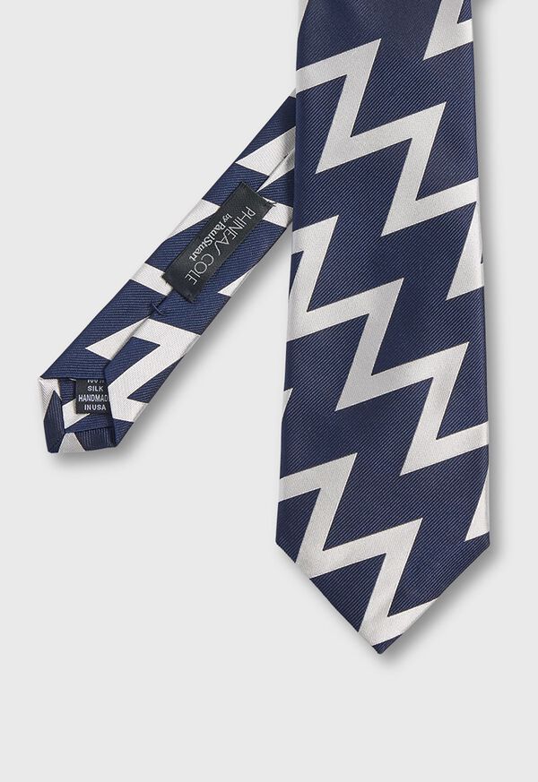 Paul Stuart Silk Woven Deco Tie