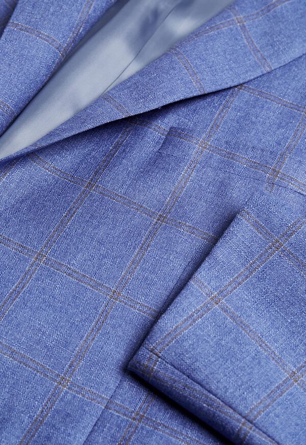 Paul Stuart Paul Fit Deco Pane Silk and Cashmere Jacket, image 2