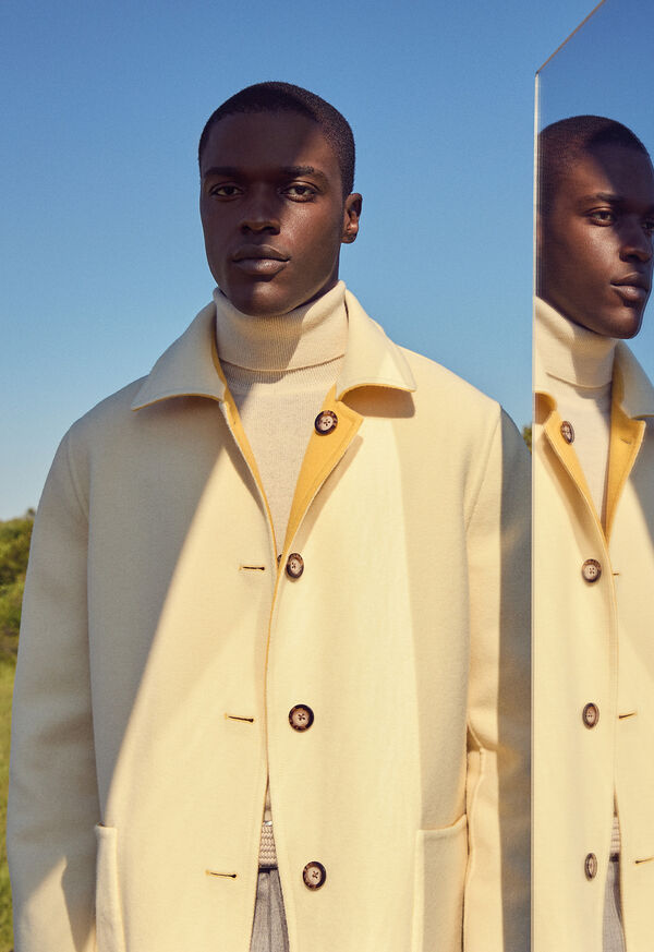 Paul Stuart Reversible Double Face Cashmere Coat, image 6