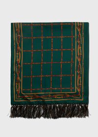 Paul Stuart Printed Silk Tubular Scarf, thumbnail 2