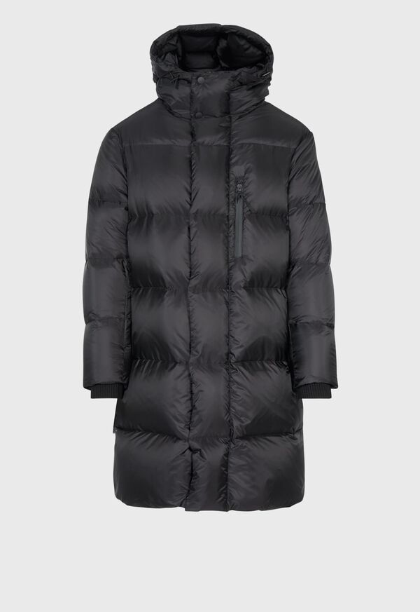 Paul Stuart Long Hooded Puffer Coat, image 1