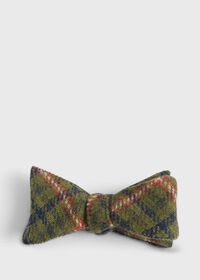 Paul Stuart Tweed Plaid Bow Tie, thumbnail 1