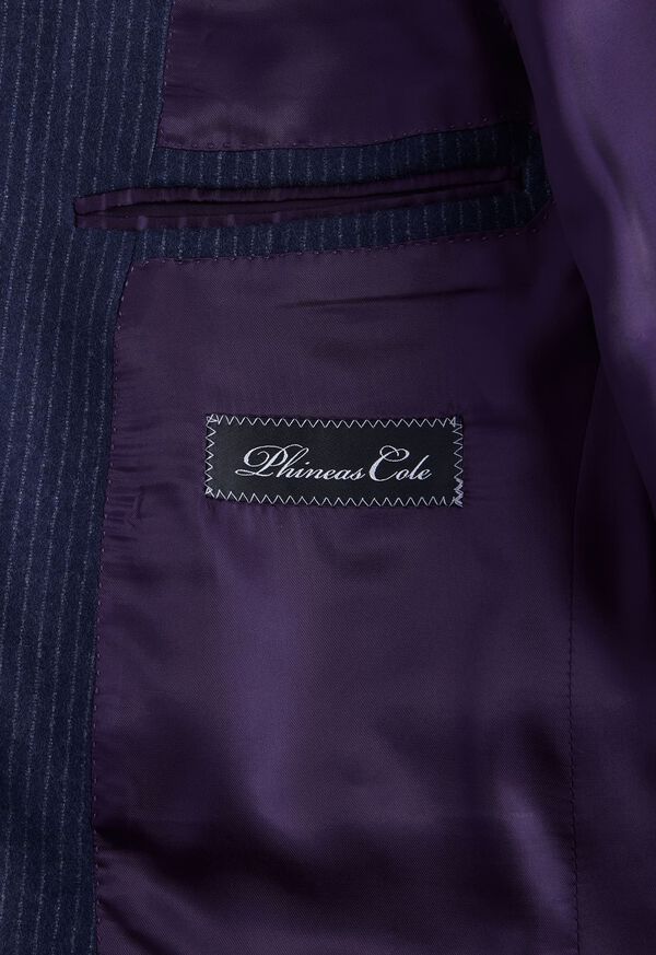 Paul Stuart Stripe Wool Flannel Suit, image 4