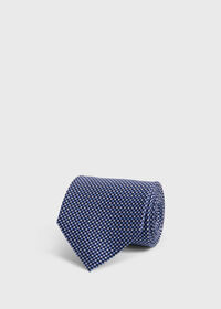 Paul Stuart Printed Silk Diamond Tie, thumbnail 1