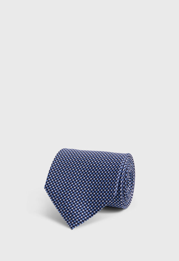 Paul Stuart Printed Silk Diamond Tie, image 1