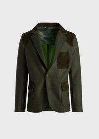 Paul Stuart Wool Jacket with Suede Details, thumbnail 1