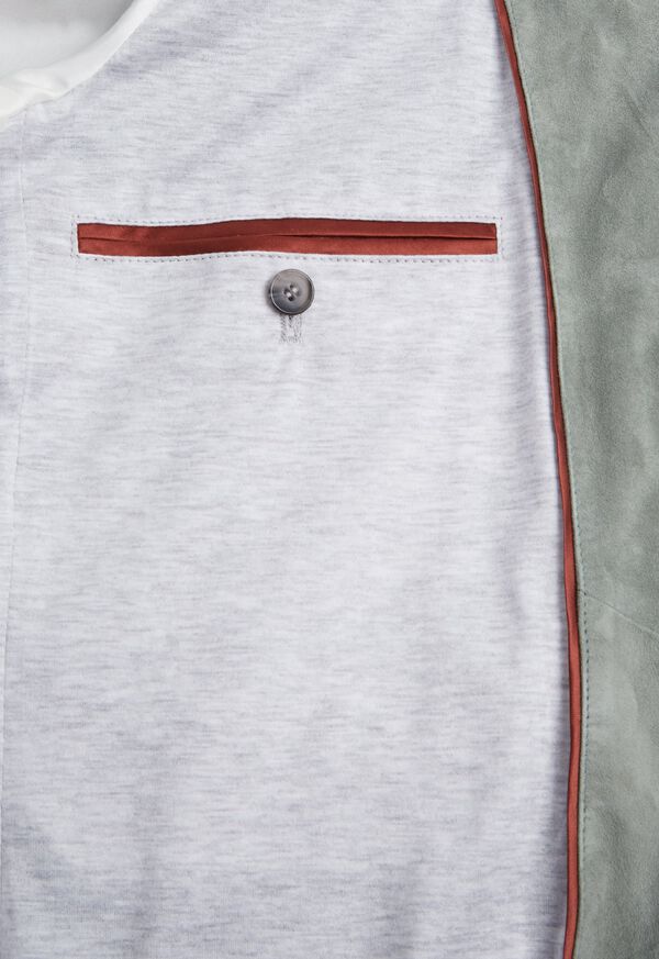 Paul Stuart Suede Bomber Jacket, image 3