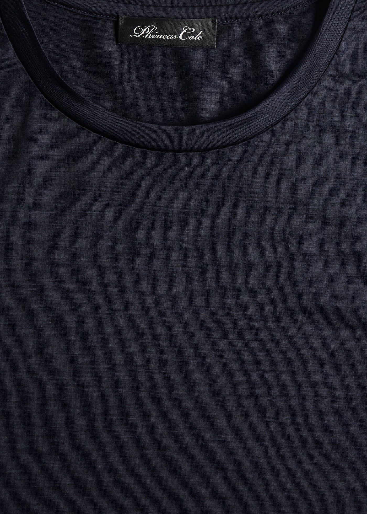 Super 120s Wool Crewneck T-Shirt