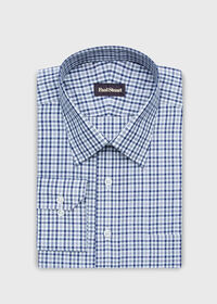 Paul Stuart Cotton Check Dress Shirt, thumbnail 1