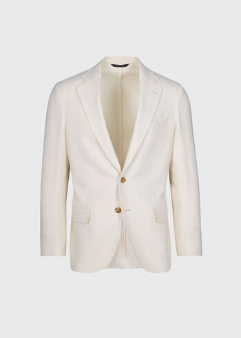 Paul Stuart Silk & Linen Herringbone Jacket