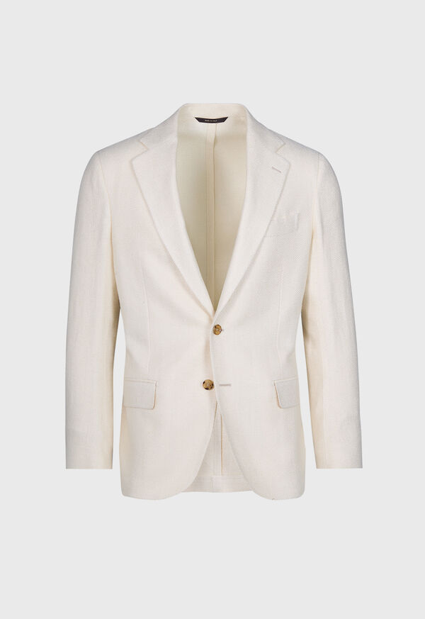 Paul Stuart Silk & Linen Herringbone Jacket, image 1