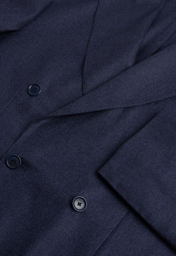 Paul Stuart Double Breasted Tic Weave Suit, image 2