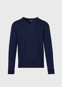 Paul Stuart Classic Cashmere V-Neck Sweater, thumbnail 1