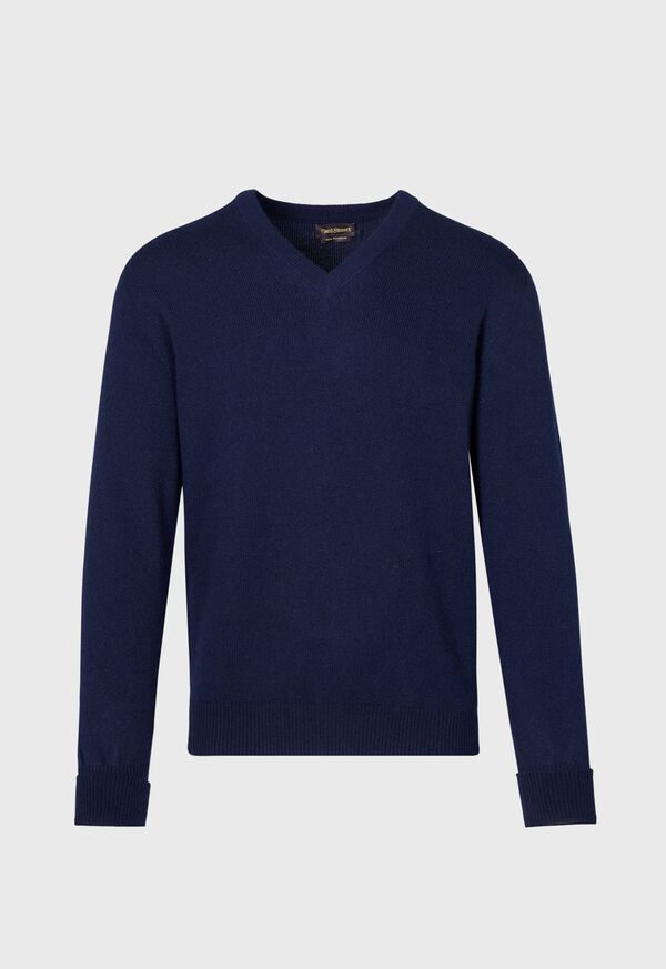 Paul Stuart Classic Cashmere V-Neck Sweater, image 1