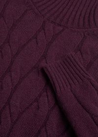 Paul Stuart Cashmere All Over Cable Turtleneck Sweater, thumbnail 2