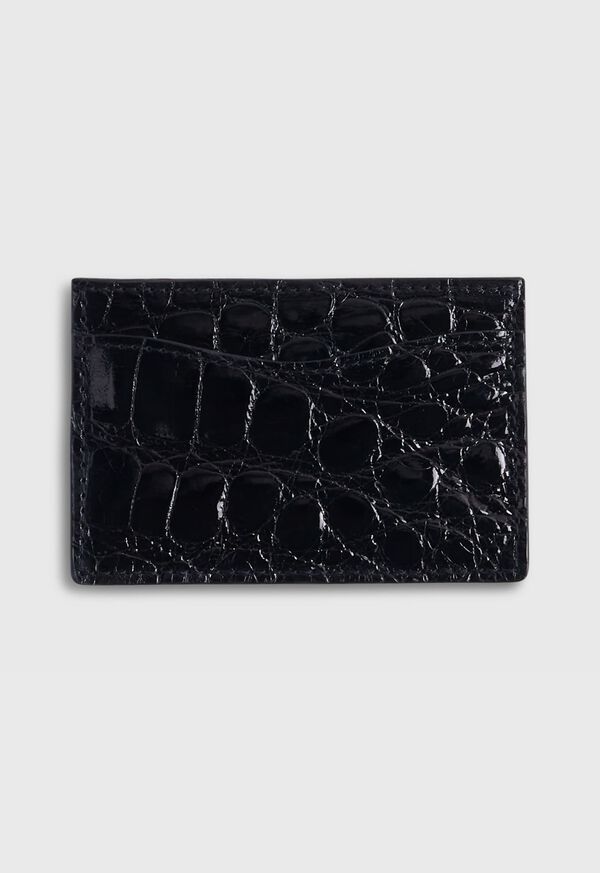 Paul Stuart Glazed Alligator Flat Card Case, image 2
