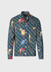 Paul Stuart Brushed Cotton Equestrian Print Set, thumbnail 2