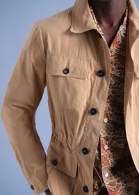 Paul Stuart Belsetta Safari Jacket with Suede Trim, thumbnail 3