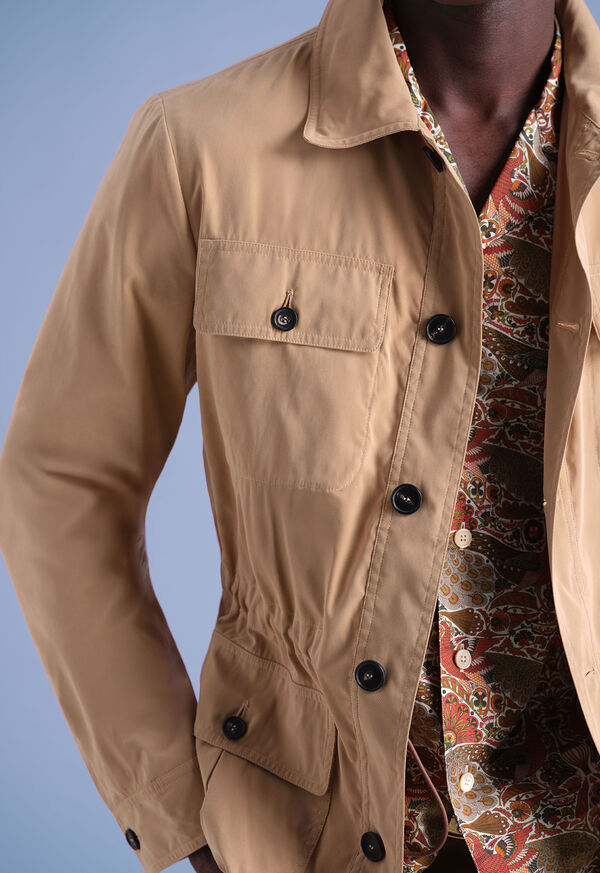 Paul Stuart Belsetta Safari Jacket with Suede Trim, image 3