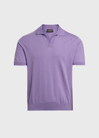 Paul Stuart Open Collar Cotton Polo, thumbnail 1