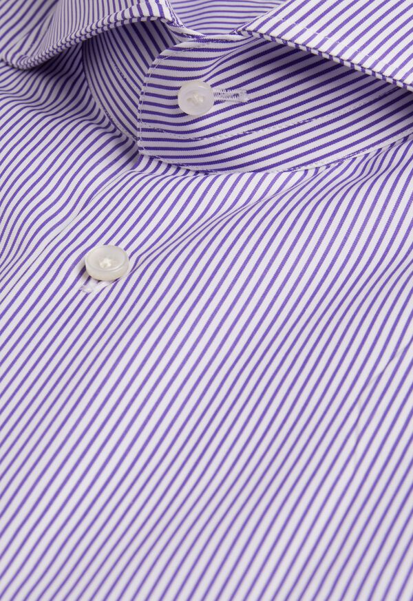Paul Stuart Stripe Extreme Cutaway Collar Dress Shirt, image 2