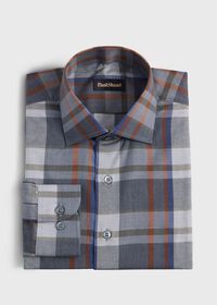 Paul Stuart Cotton Flannel Plaid Sport Shirt, thumbnail 1