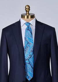 Paul Stuart Silk Twill Paisley Print Tie, thumbnail 2