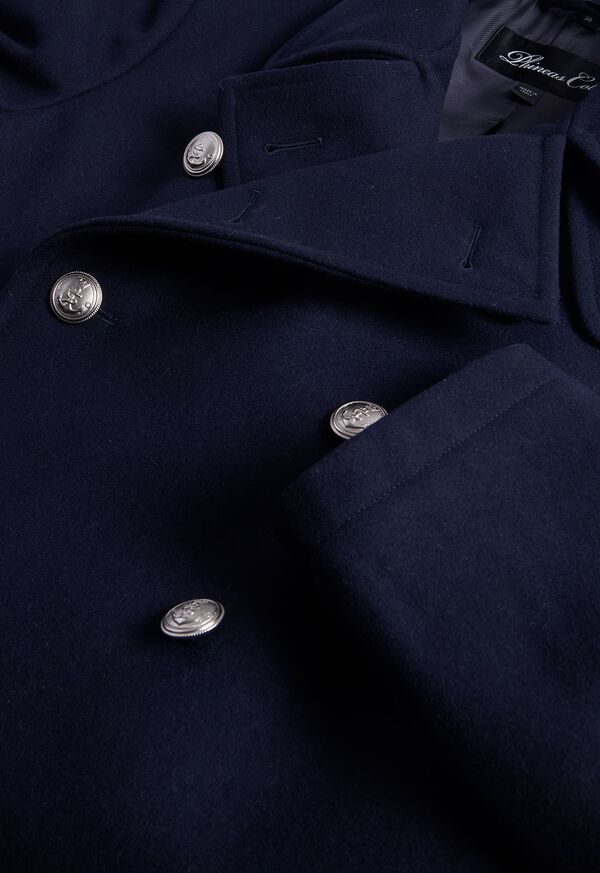 Paul Stuart Double Breasted Military Long Coat, image 5